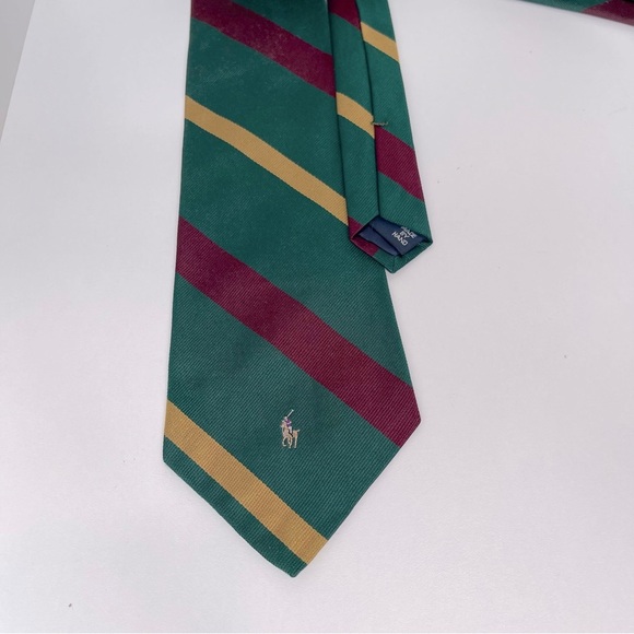 Polo Ralph Lauren Vintage Classic Striped Print Tie
Y2K preppy academia mature - Picture 6 of 7